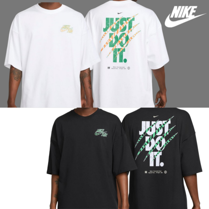 당일발송 나이키 NIKE 남녀공용 NSW 오버핏 그래픽 반팔 티셔츠 남성 여성 반팔티 스포네틱 양말