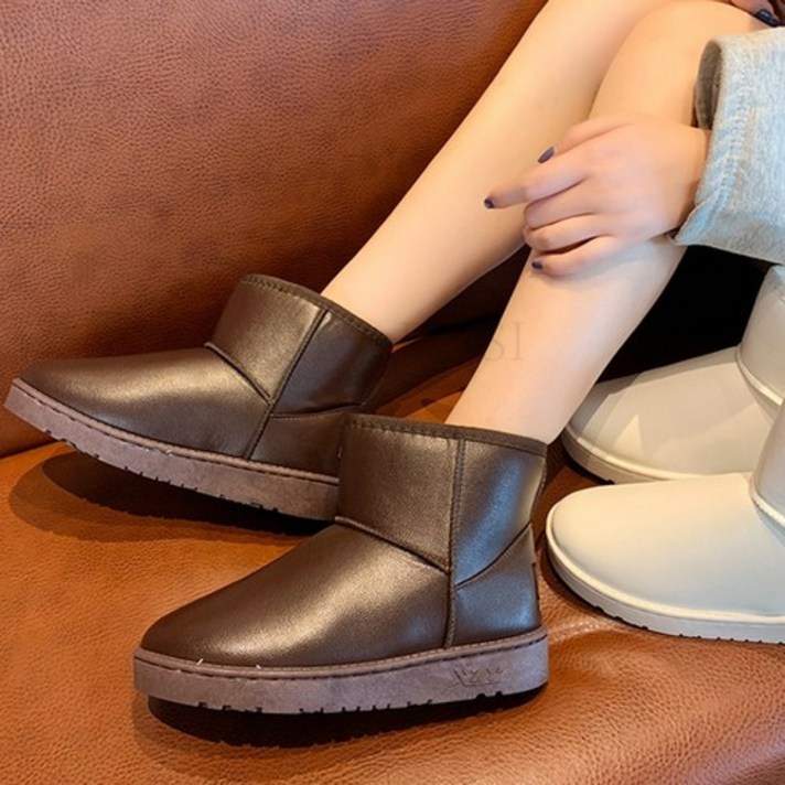 kirahosi 클래식 어그부츠 겨울 털신발 방한화 모카신 여성 캐주얼 438호+덧신증정 Dk6rpv9