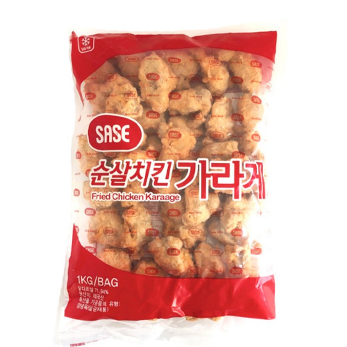 사세 순살치킨 가라아게 1kg X 3개