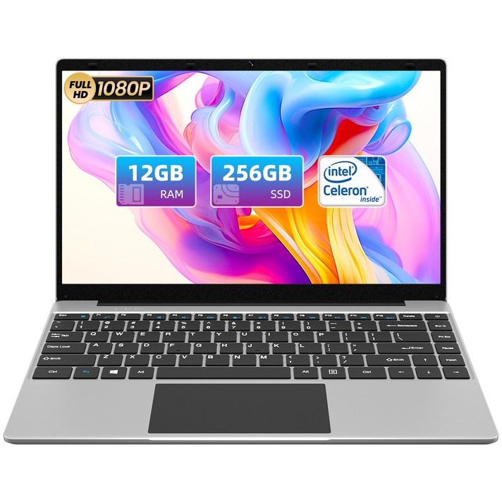  점퍼 노트북 12G/SSD 256G/14/DDR4/가성비/슬림/초경량/업무용/그레이, WIN11 Home, grey, 12GB 