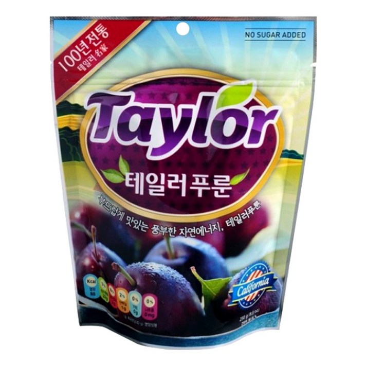 테일러 리치 푸룬 건자두, 250g, 1개