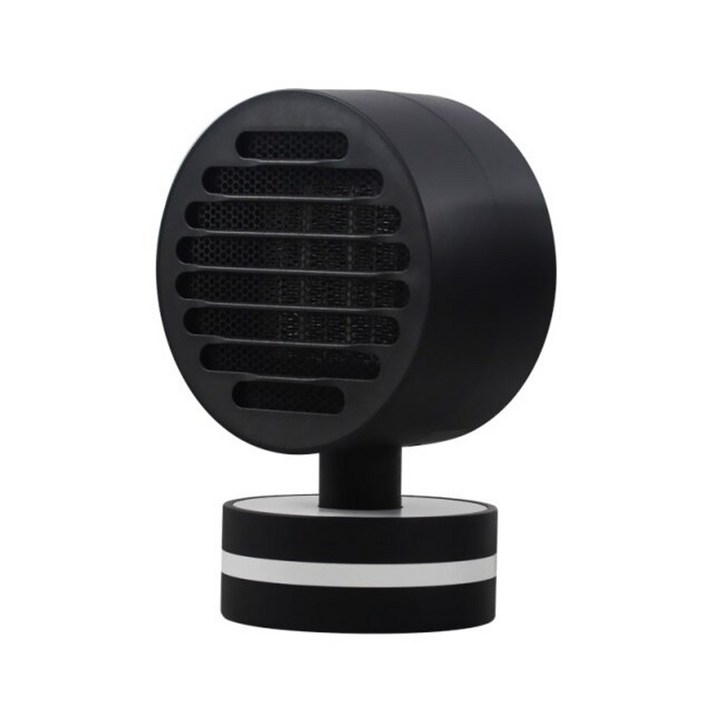 미니온풍기 간절기 가정용 사무실 캠핑 캠핑용 화장실 미니 usb 무선 팬 전기 히터 온풍기, 협동사, 500W, 검은 색