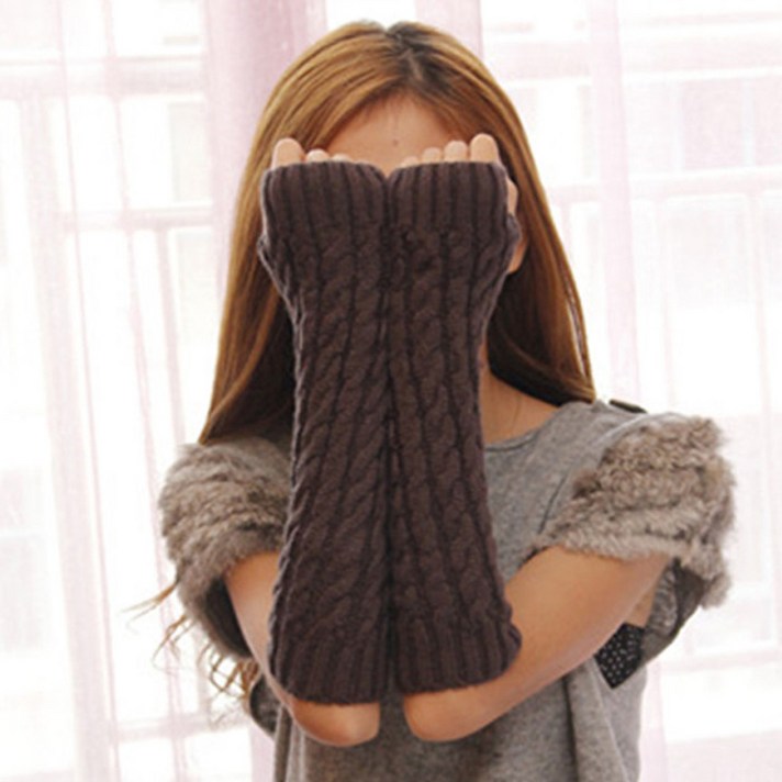 PG 1+1 꽈배기 여성 겨울 패션 팔토시 암워머