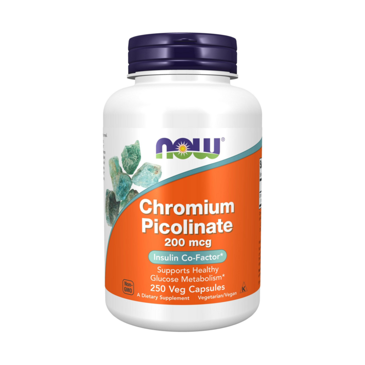 나우푸드 크로뮴 피콜리네이트 200mcg 베지 캡슐 비건, 250개입, 1개
