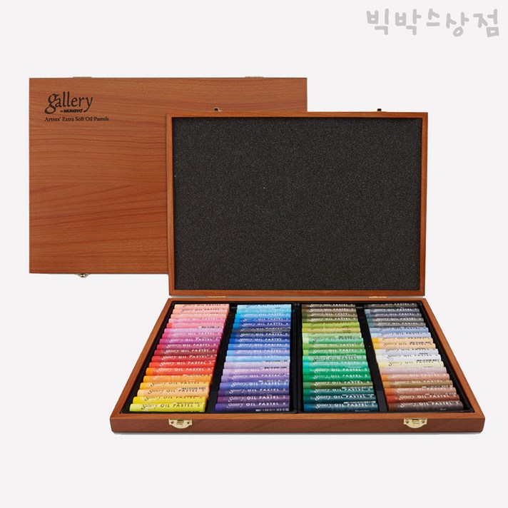 문교화학 프리미엄 소프트오일파스텔 우드 MOPV-72W, 72색