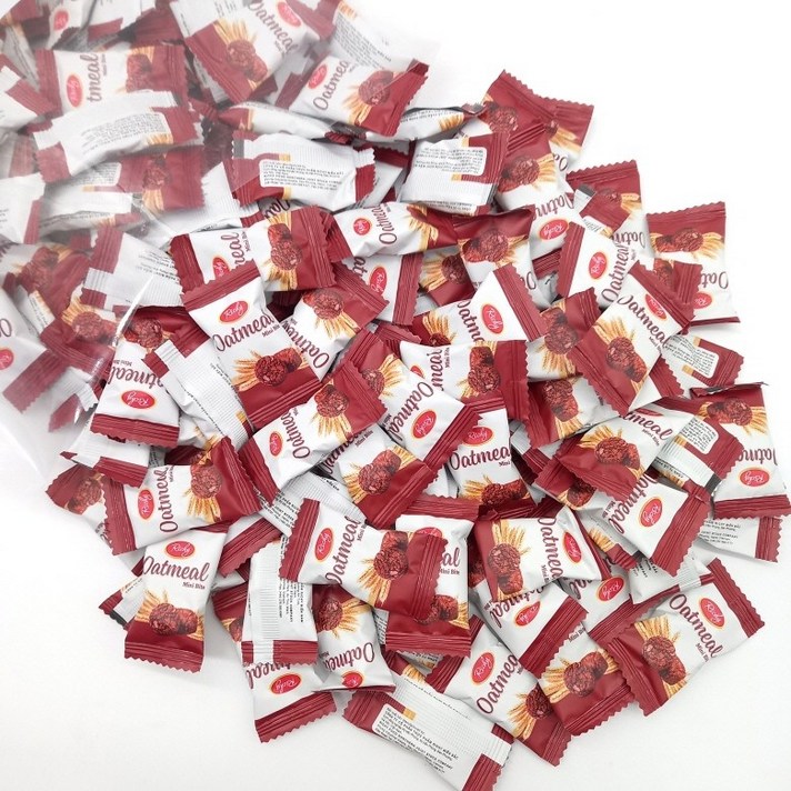  오트밀 미니바이트 초콜릿 스낵 간식 200개 