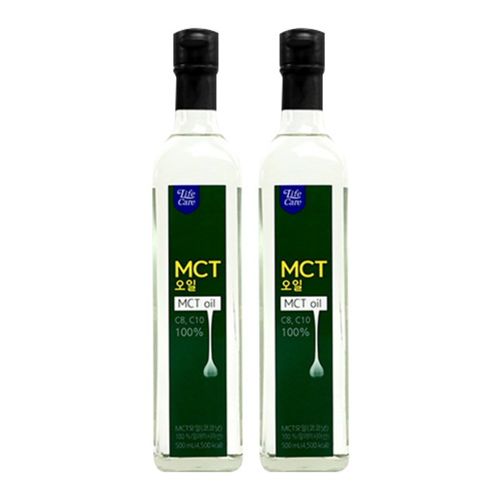 라이프케어 MCT 오일 500ml X 2병 저탄고지/케톤