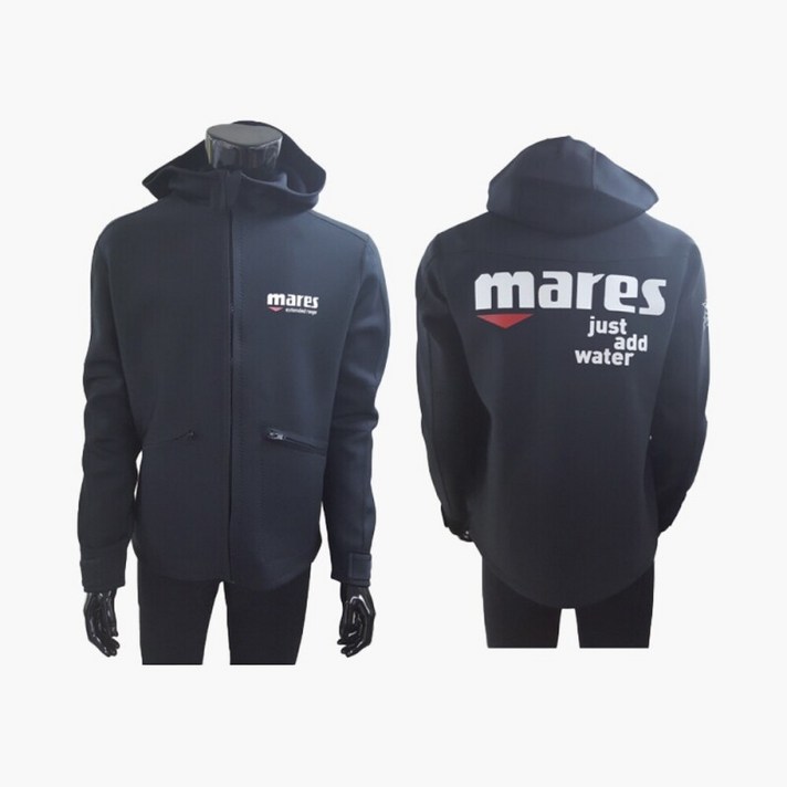 [마레스 MARES] 방풍자켓 네오프렌 자켓, 검정