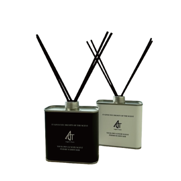 도모도 M001 사각 알류미늄 디퓨저 블랙화이트, 1개, 300ml, 에센자 퍼퓸아쿠아 디 파르마type 블랙