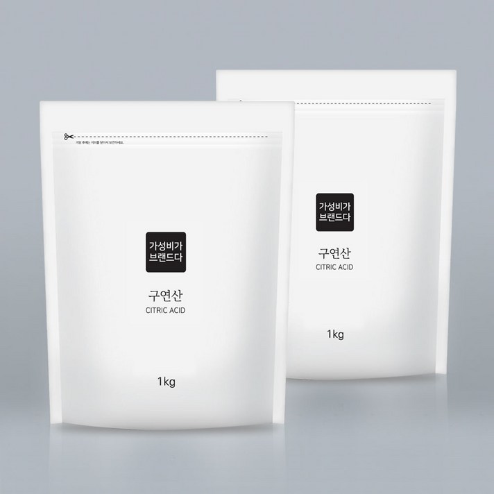  가성비가브랜드다 구연산 다목적세제, 1kg, 2개 