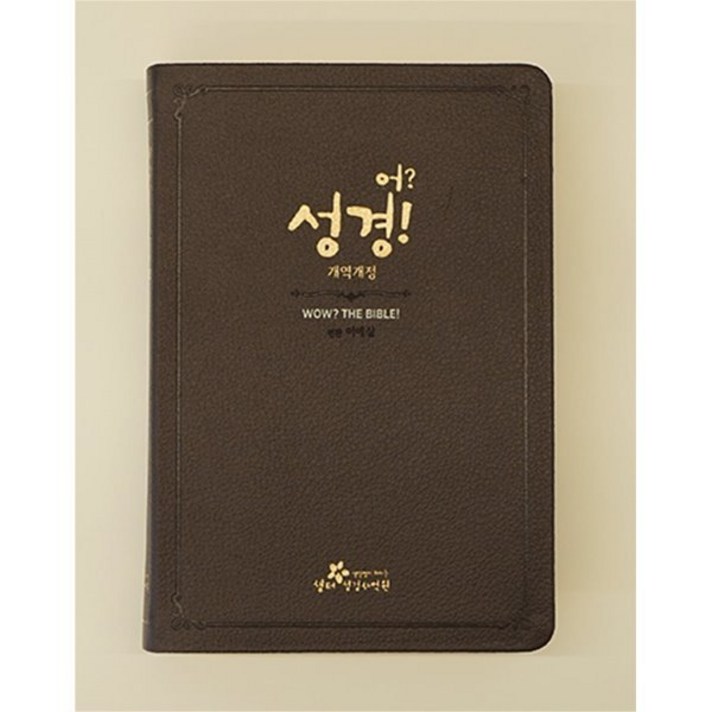  어? 성경! (개역개정/천연우피/다크브라운), 생터성경사역원 