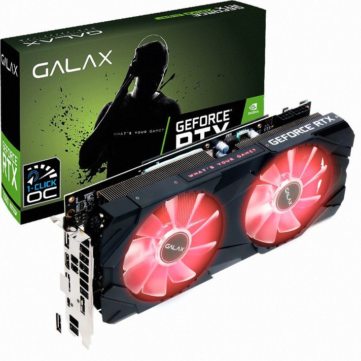 갤럭시 GALAX 지포스 RTX 2060 SUPER EX BLACK OC D6 8GB