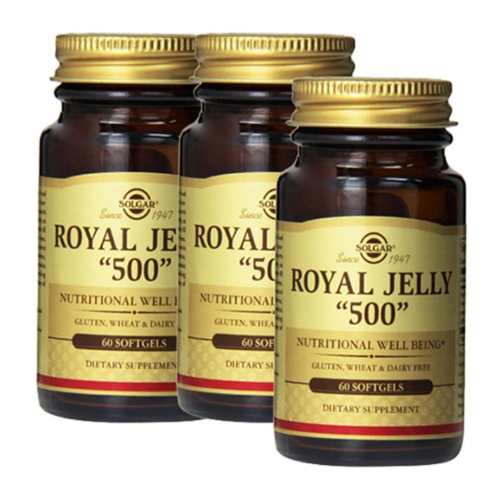 솔가 로얄젤리 500mg 60소프트젤 x3, 3개