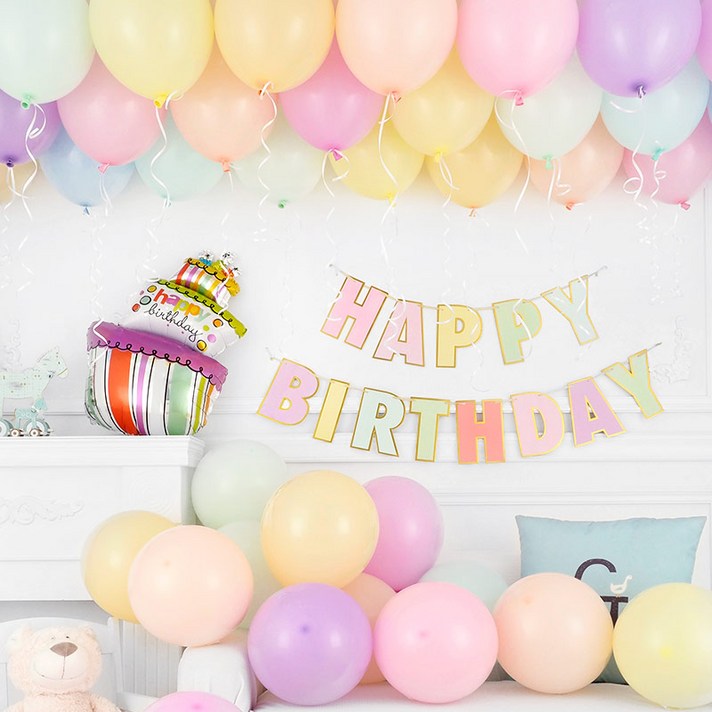 파티팡 생일파티 장식세트 3단케익 풍선장식 마카롱혼합 생일파티 파티용품 파티풍선, 1개 파티팡 생일파티 장식세트 3단케익 풍선장식 마카롱혼합 생일파티 파티용품 파티풍선, 1개