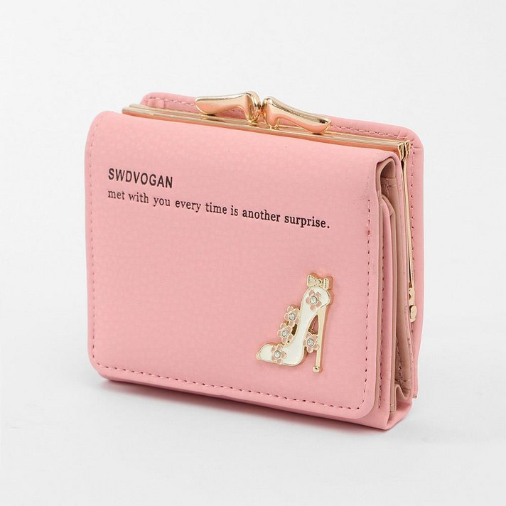 여자중학생선물 친구생일 핑크 반지갑 미니지갑 기본