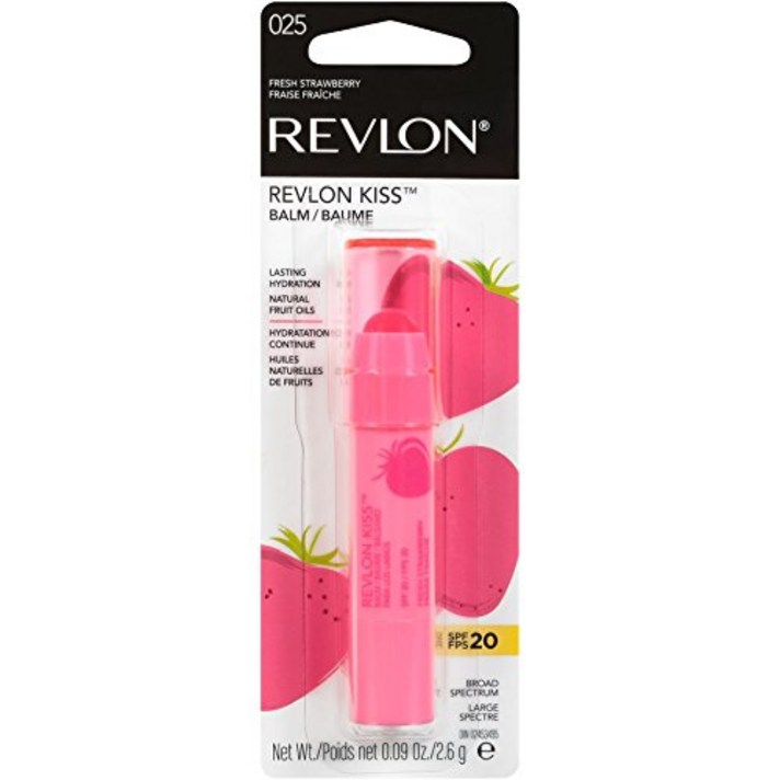 레브론 키스 밤 2.6g, 025 Fresh Strawberry, 1개