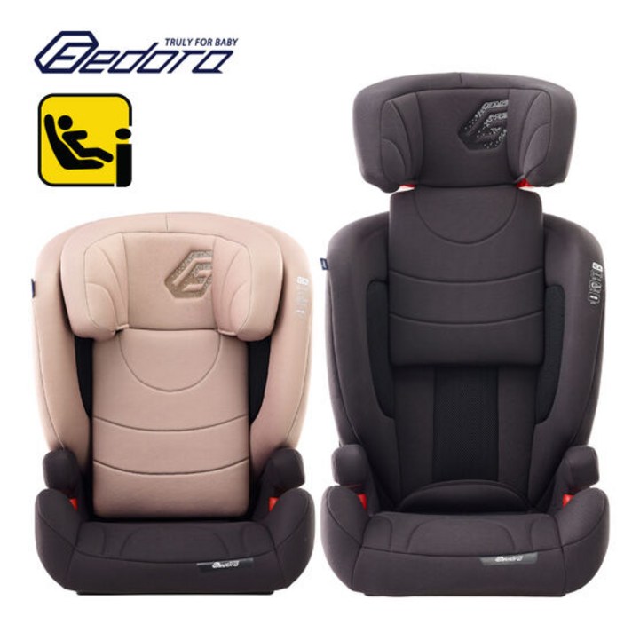 페도라 주니어카시트 CJ1(ISOFIX/아이사이즈), 색상:블랙