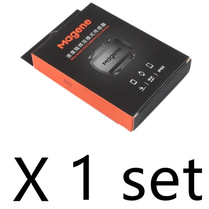 자전거 미터기 위치추적 심박계 MAGENE S3 속도 센서 케이던스 Ant Bluetooth Strava GarminBryton, magene S3 1pcs