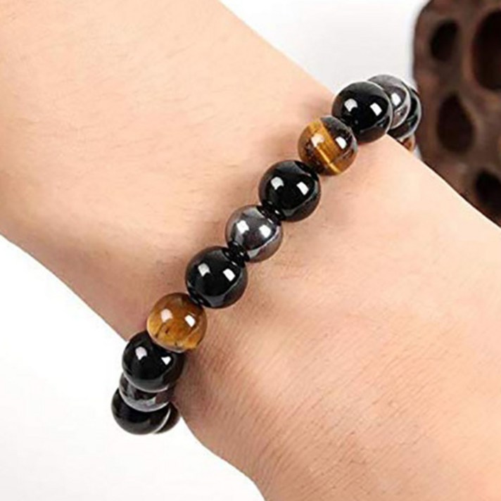 리온다 행운 호안석 원석 팔찌 2개 세트