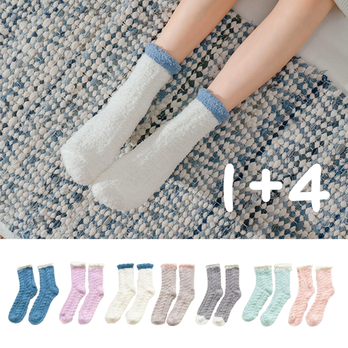 윈썸잇 1+4 (5개) 봄 겨울 산모 임산부 산후조리 조리원 수면 양말 (사은품) 돌돌이 무압박 동대문