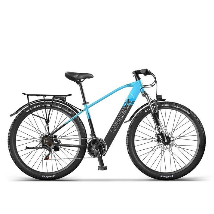 MONTHERIA 로드자전거 전기자전거 21단 전후 기계식디스크브레이크 26인치 A598-120, 18AH=50KM, 26인치 블루A