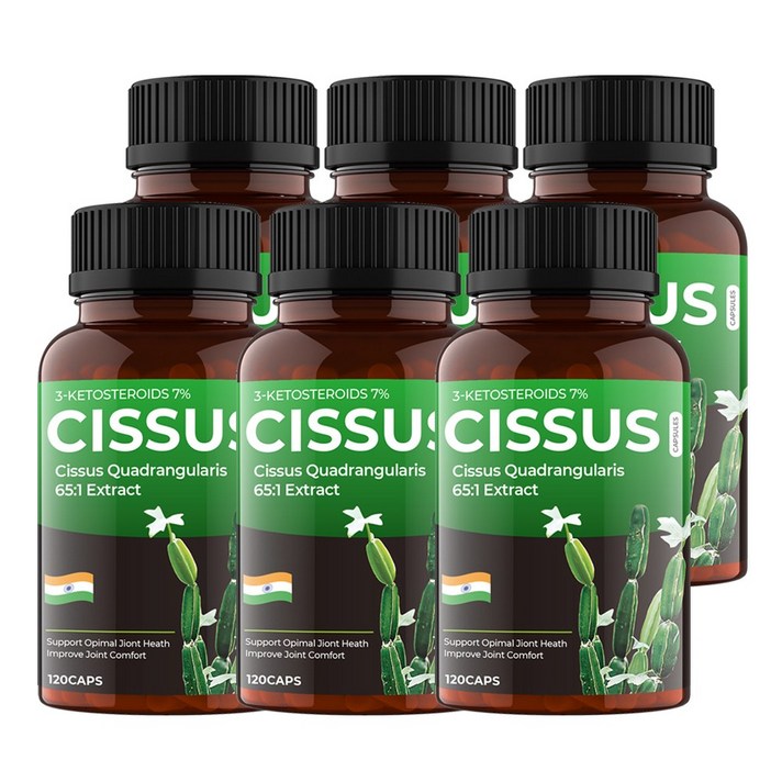 비카인 인도산 시서스 65배 고농축 추출분말 캡슐 100% 알약 순수 시저스, 1000mg 120정 6개입 (1년분)