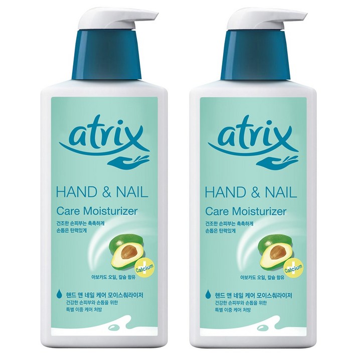 아트릭스 핸드 앤 네일 케어 모이스춰라이저, 400ml, 2개