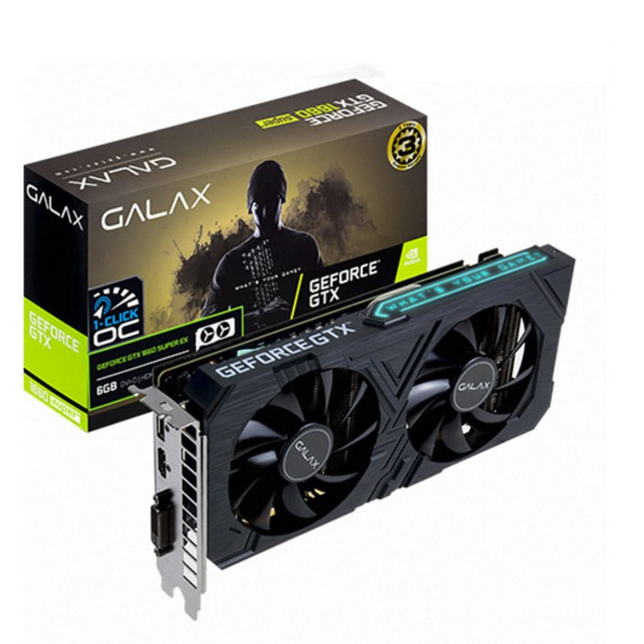 갤럭시 GALAX 지포스 GTX 1660 SUPER EX OC D6 6GB 그래픽카드 BLACK