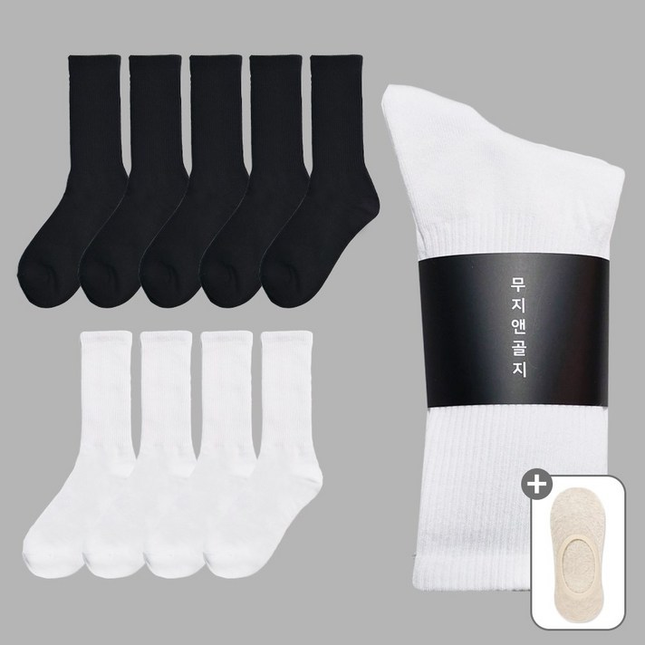 [10+1]무지앤골지 Christian loenn/ 10켤레 /장목스쿨삭스/ 여성 학생용 장목 긴양말 롱 골지 스쿨삭스(혼합가능)
