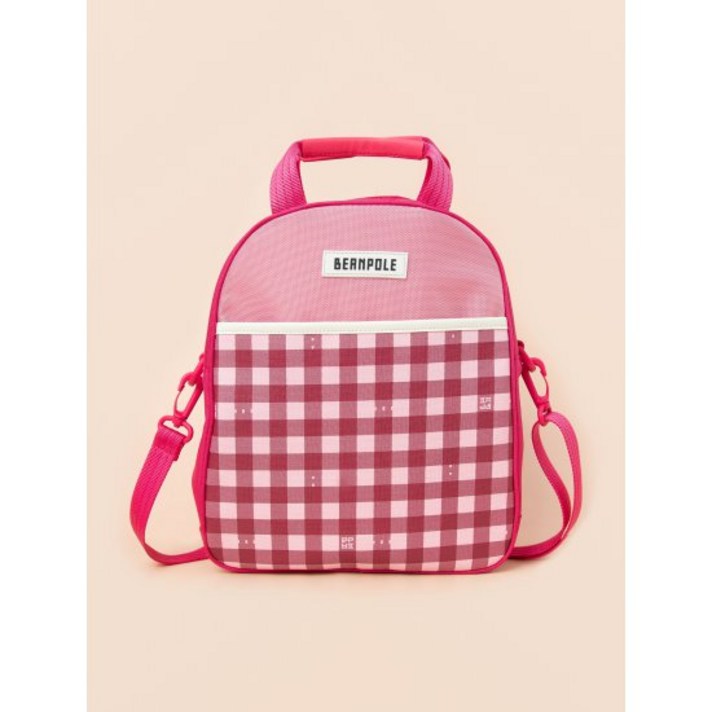 마젠타 바오 체크 보조가방 (BI11D4U14W)