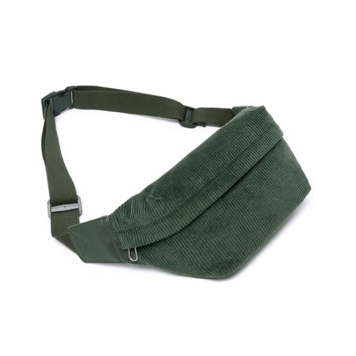 부드러운 코듀로이 여자 슬링백 크로스백 힙색 여자중학생 선물