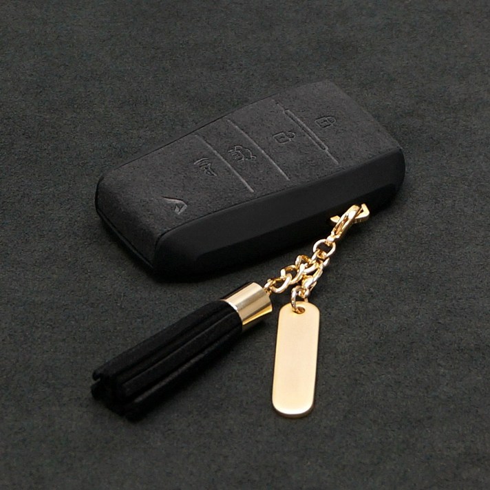 에어로S 알칸타라 올뉴K7 자동차 스마트키 케이스, 에어로S 500 브라운-실버