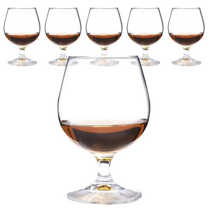보르미올리 Riserva Cognac 브랜디잔, 530ml, 6개입