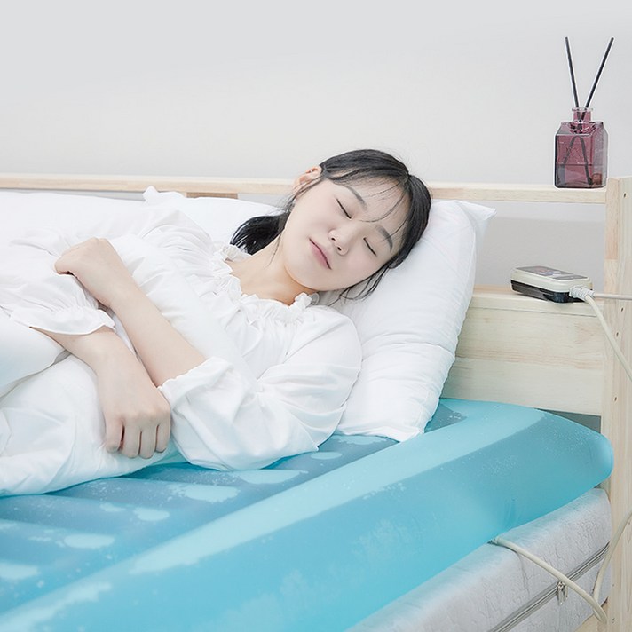  더아쿠아 국내생산 이지슬립 프리미엄 무중력 물침대 물매트 냉방 난방 온도조절기능 