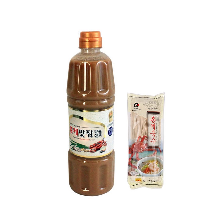 홍일점 홍게맛장만능진국900ml+홍게국수450g
