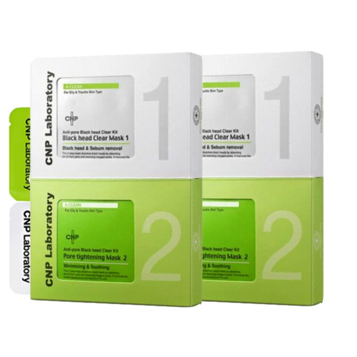 차앤박 CNP 안티포어 블랙헤드 클리어 키트 10회분 x2개, 10개입, 2개