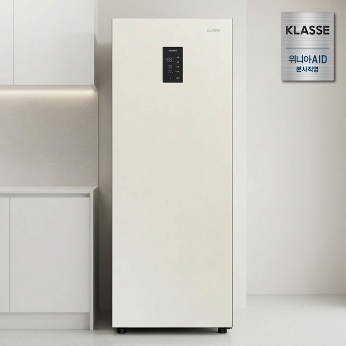 위니아에이드 클라쎄 컨버터블 미니 스탠드형 김치냉장고 1도어 KAE112TWMEV8 메탈아이보리, KAE112TWMEV8