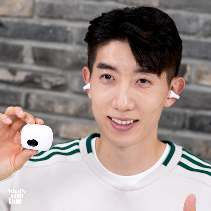 조현우 Pick 볼티움 블루투스 오픈형 무선 이어폰 아쿠아핏 VTU7000, 화이트