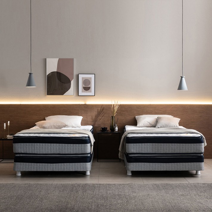  아메리카나베드 알레인 양면 투매트리스 침대 (SS Q), 수페리어(상단+하단+다리) 