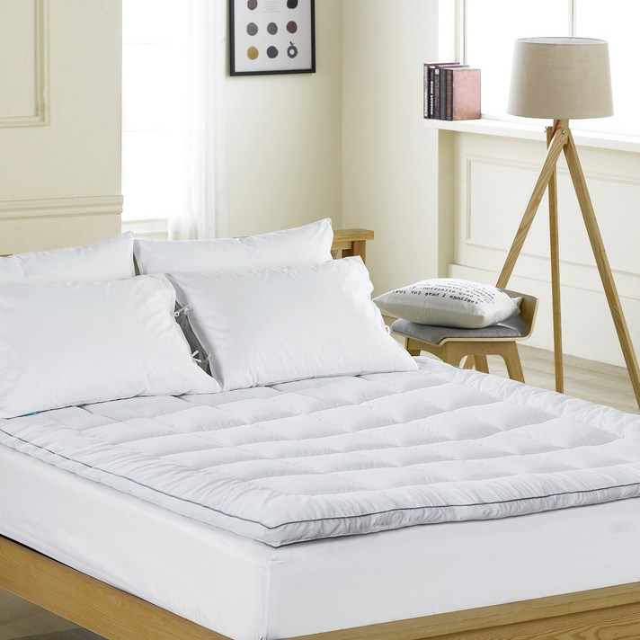  메종아르띠 코튼볼 토퍼 매트리스, 화이트 