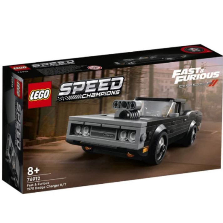  레고 스피드챔피언 Fast & Furious 1970 닷지 Charger R / T 레고 76912, 혼합색상 