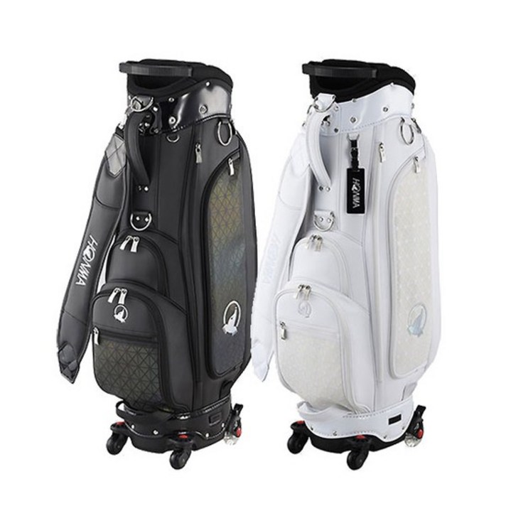 혼마CB12207 휠 캐디백, (블랙)