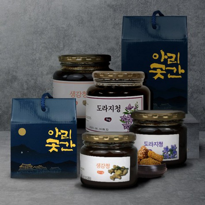 아리곳간 도라지청 생강청 500g 1kg 국산 환절기 유기농 수제청 조청 감기에좋은차, 도라지청 500g