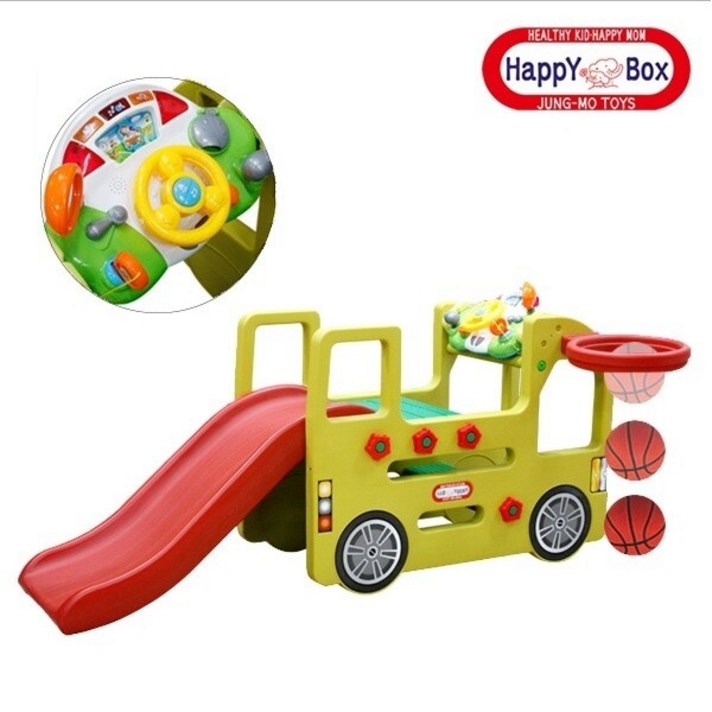 중모토이 스쿨버스 미끄럼틀(+멜로디운전놀이판), 미끄럼틀+멜로디판