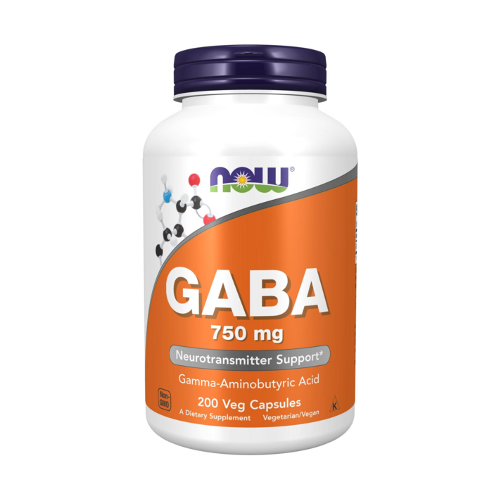 나우푸드 GABA 750mg 베지 캡슐, 200개입, 1개