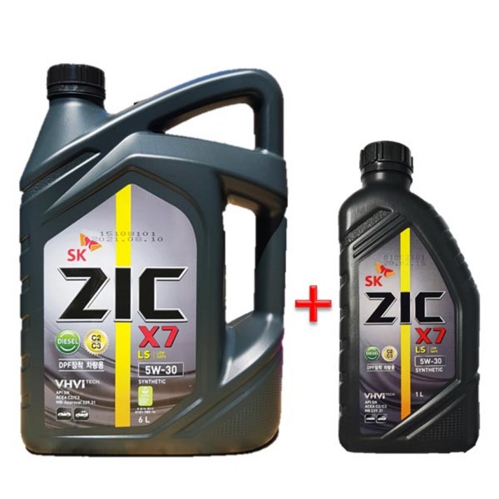 
                                                        ZIC X7 LS 5W30 6L 1개 +1L 디젤 엔진오일, 2개, @지크 X7 LS 5W30 6L 1개+1L@1개@
                                                    