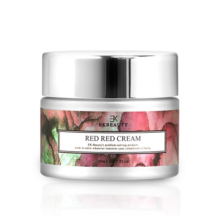 이케이뷰티 천연 붉은피부크림 홍조피부 울긋불긋피부 예민피부 진정과 개선 보습 무파라벤 천연제품, 1개, 50g