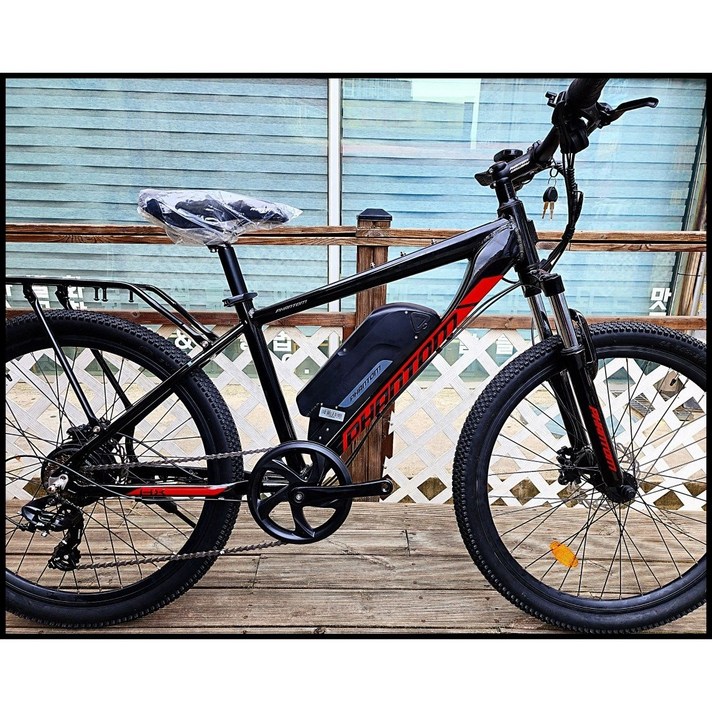 삼천리자전거 플러스샵 팬텀 HX 삼천리 2023년 26인치 MTB 전기자전거 파스  스로틀 겸용  100 완조립 배송  사은품 증정  헬멧 증정  안장가방 증정