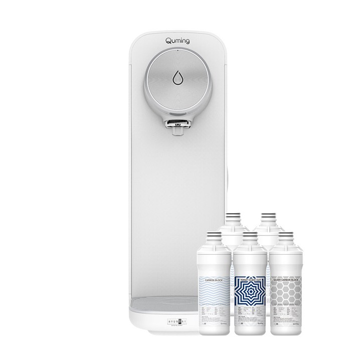  현대큐밍 더슬림온 무전원 정수기 HQPO15CW0B (1년필터 포함 화이트), HP-815CW 