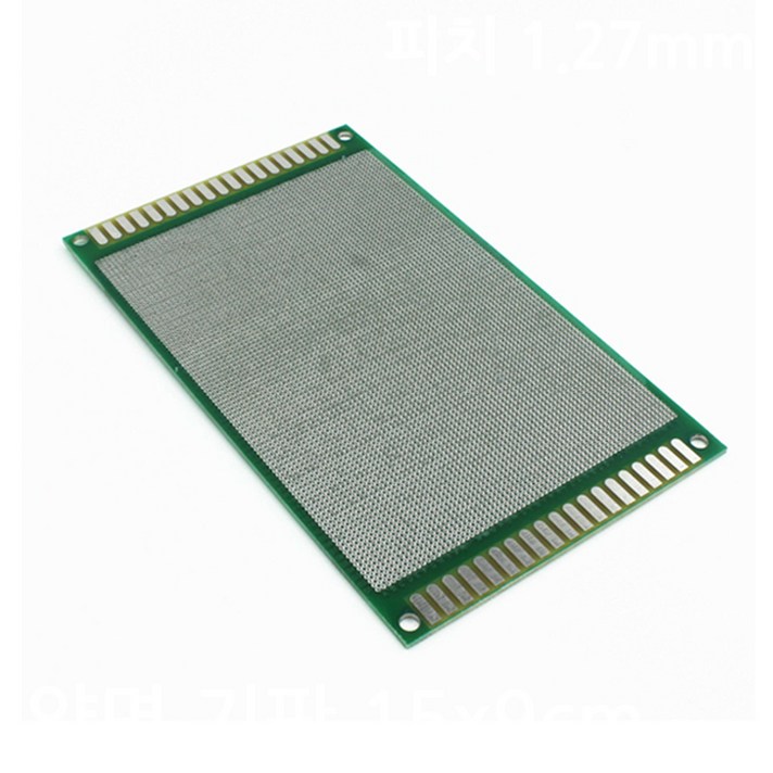 니토무역 양면 만능 기판 150x90mm 피치 1.27mm PCB 보드 납땜 브레드보드 빵판, AT139.기판 양면 150x90mm 특대 1.27mm